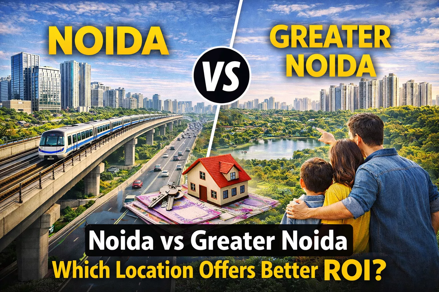 Noida vs Greater Noida