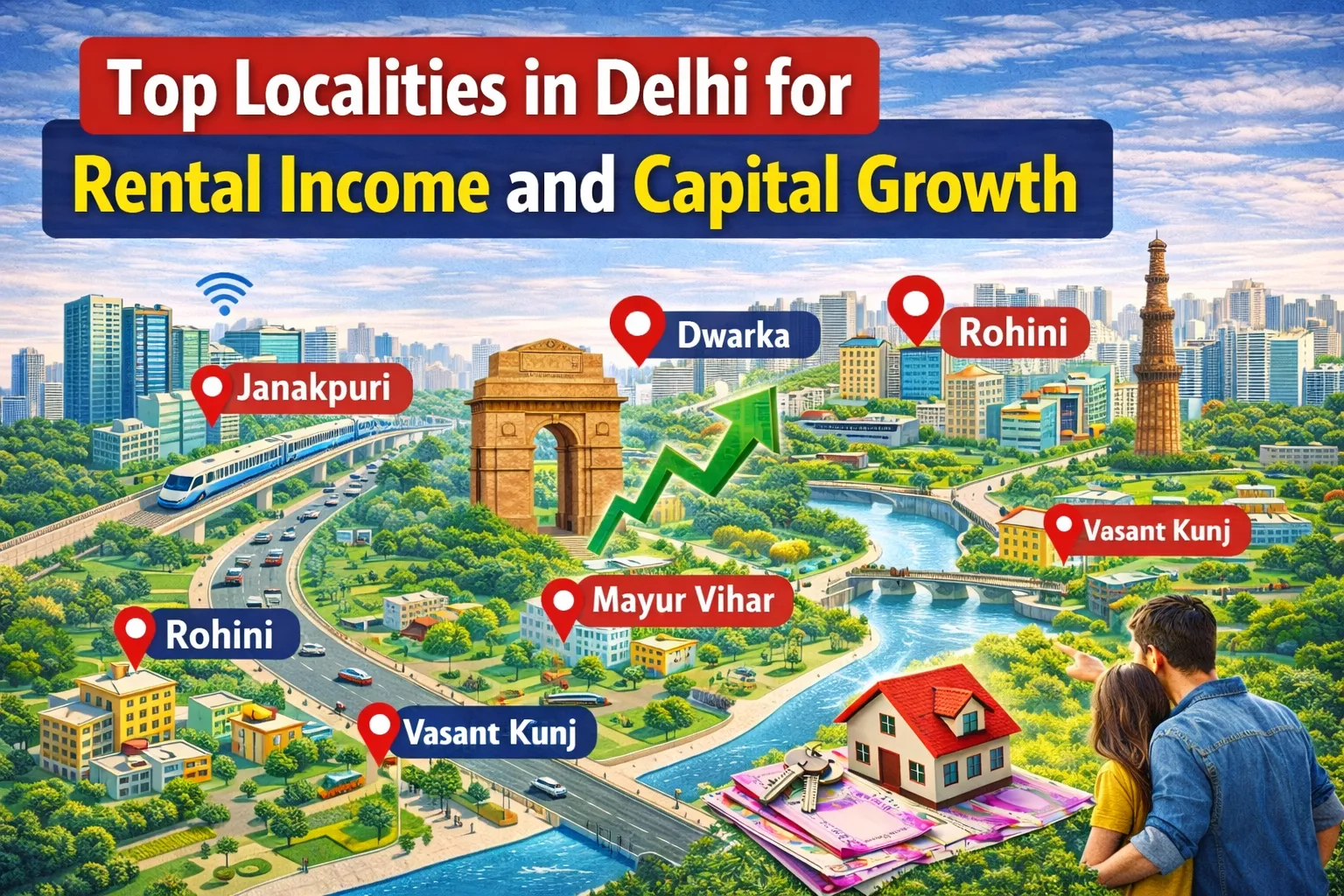 Top Localities in Delhi